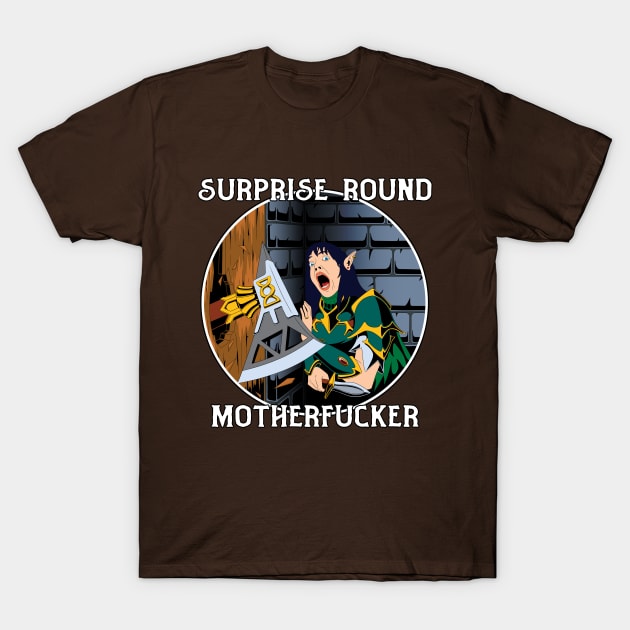 Surprise Round T-Shirt by Baruin